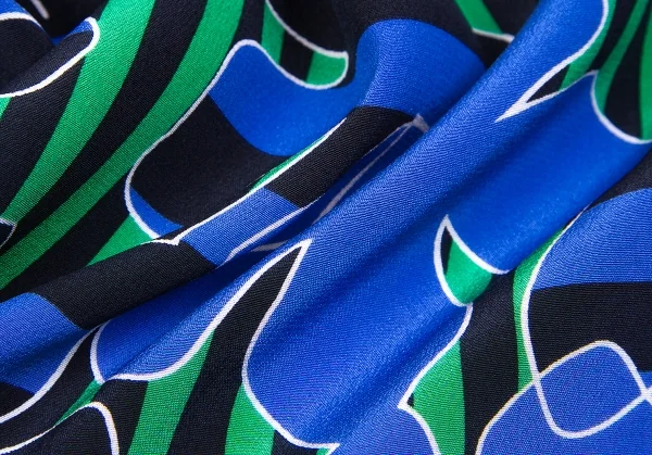 新品!【SALE】ダイアンフォンファステンバーグDIANE VON FURSTENBERG シルクグラフィックプリントストライプノースリーブ 青他M K-67208_010