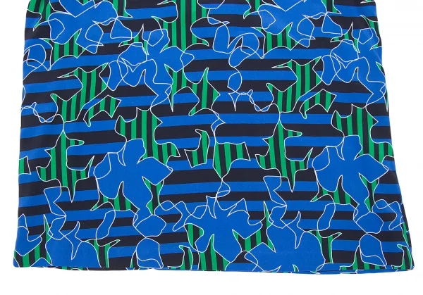 新品!【SALE】ダイアンフォンファステンバーグDIANE VON FURSTENBERG シルクグラフィックプリントストライプノースリーブ 青他M K-67208_005