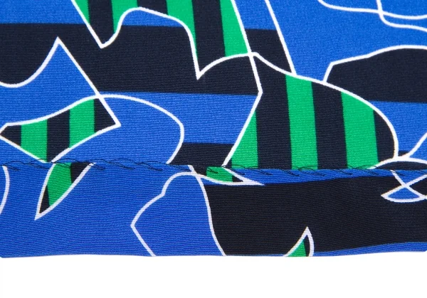 新品!【SALE】ダイアンフォンファステンバーグDIANE VON FURSTENBERG シルクグラフィックプリントストライプノースリーブ 青他M K-67208_007