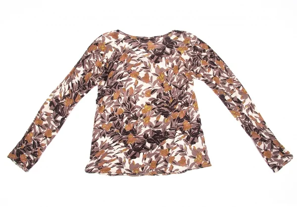 【SALE】マルニMARNI ボタニカルプリントカットソー モカ他38 K-67210_009