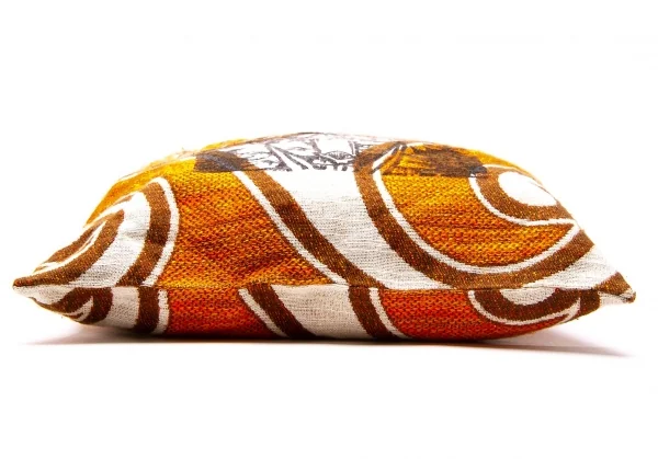 【SALE】コムデギャルソンCOMME des GARCONS 2009 X'mas企画 Jingle Flowers デザイン織りトートバッグ オレンジ茶他 K-67253_003