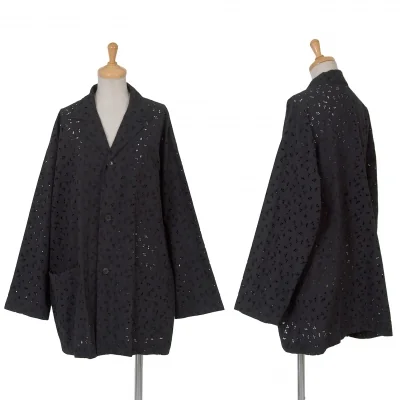 【SALE】ローブドシャンブル コムデギャルソンrobe de chambre COMME des GARCONS コットンレースジャケット