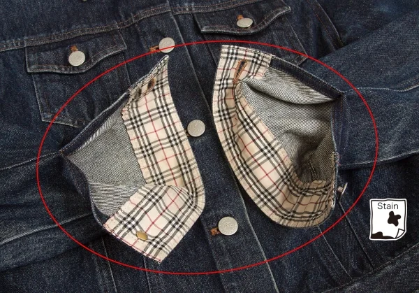 SALE】バーバリーロンドン BURBERRY LONDON 見返しノバチェックデニム