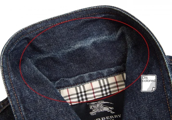 SALE】バーバリーロンドン BURBERRY LONDON 見返しノバチェックデニム