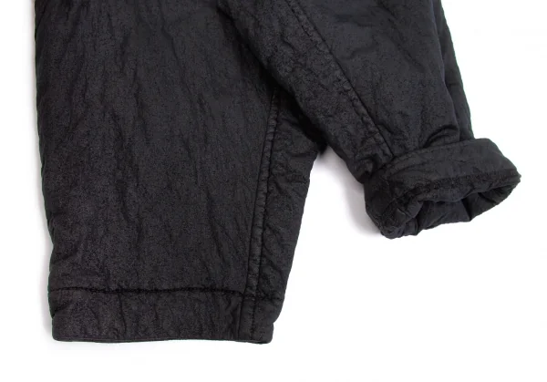 コムデギャルソンCOMME des GARCONS 特殊加工中綿サルエルパンツ 黒XS