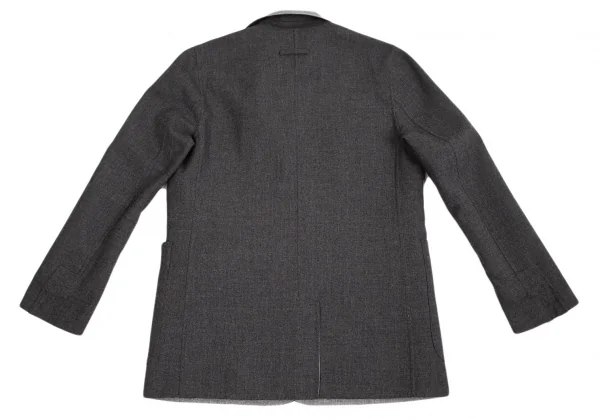 【SALE】ジャンポールゴルチエ ファムJean Paul GAULTIER FEMME ツートンリバーシブルジャケット 濃淡グレー40 K-67643_014