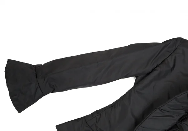 【SALE】ジャンポールゴルチエ ファムJean Paul GAULTIER FEMME ナイロン中綿マジックテープ留めジャケット 黒40 K-67660_010