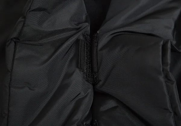 【SALE】ジャンポールゴルチエ ファムJean Paul GAULTIER FEMME ナイロン中綿マジックテープ留めジャケット 黒40 K-67660_004