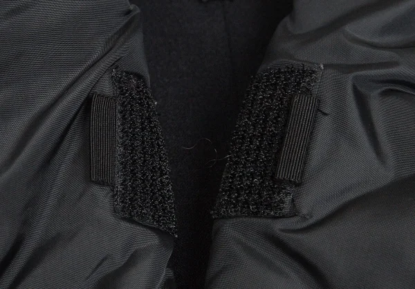 【SALE】ジャンポールゴルチエ ファムJean Paul GAULTIER FEMME ナイロン中綿マジックテープ留めジャケット 黒40 K-67660_005