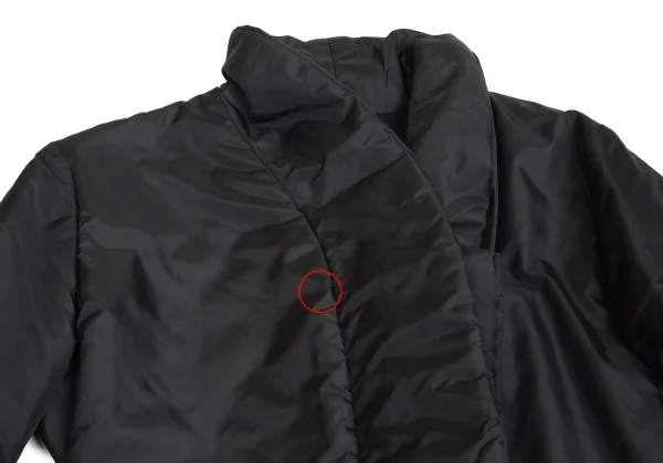 【SALE】ジャンポールゴルチエ ファムJean Paul GAULTIER FEMME ナイロン中綿マジックテープ留めジャケット 黒40 K-67660_006