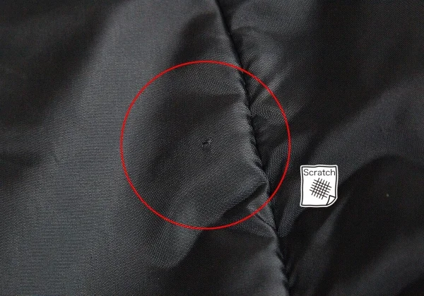 【SALE】ジャンポールゴルチエ ファムJean Paul GAULTIER FEMME ナイロン中綿マジックテープ留めジャケット 黒40 K-67660_007