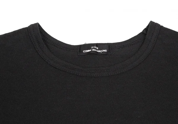 【SALE】トリコ コムデギャルソンtricot COMME des GARCONS コットンベーシックTシャツ　 黒M位 K-67918_002