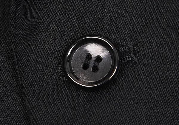 【SALE】ローブドシャンブル コムデギャルソンrobe de chambre COMME des GARCONSウールギャバ切替デザインジャケット 黒M K-68004_007