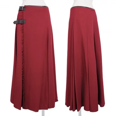 ジャンポールゴルチエ ファムJean Paul GAULTIER FEMME ウールギャバラップスカート