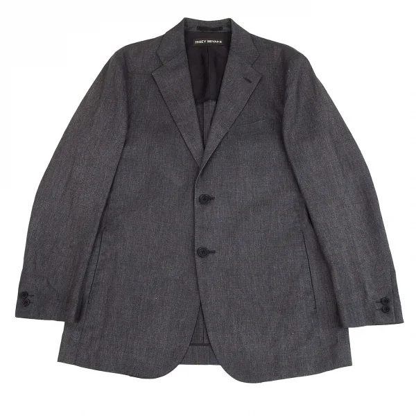 ISSEY MIYAKE イッセイミヤケ リネン テーラード ジャケット 楽天市場】古着 ISSEY MIYAKE イッセイミヤケ リネン 長袖