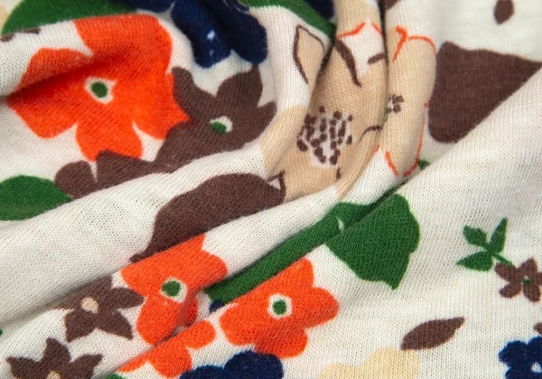 【SALE】45rpm フラワープリントタンクトップ ベージュオレンジ他2 K-68154_010