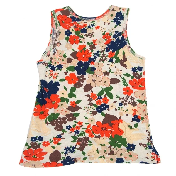【SALE】45rpm フラワープリントタンクトップ ベージュオレンジ他2 K-68154_008