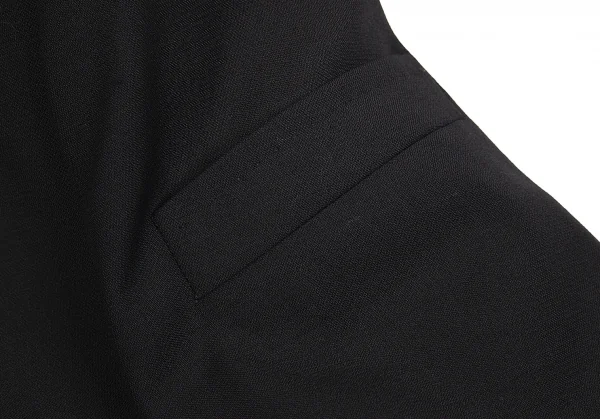 【SALE】ジャンポールゴルチエJean Paul GAULTIER 着脱ガラスビーズ装飾セーラーカラー総裏柄ジャケット 黒46 K-68369_010