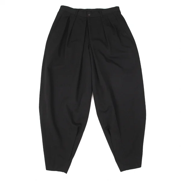 ISSEY MIYAKE MEN Hakama Design Wool Gabardine Pants Black XL K-68646_001