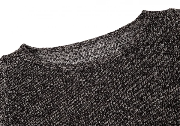 【SALE】ヨーガンレールJURGEN LEHL リネンペーパーミックスニットセーター 茶M K-68734_004