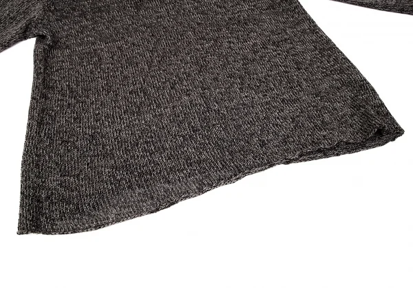 【SALE】ヨーガンレールJURGEN LEHL リネンペーパーミックスニットセーター 茶M K-68734_007