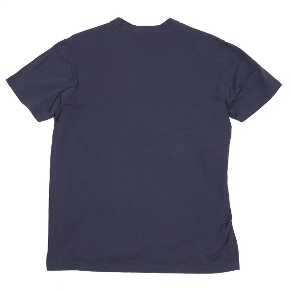 【SALE】イッセイミヤケ メンISSEY MIYAKE MEN 張合わせデザインTシャツ 青F K-68938_009