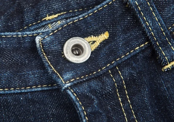 【SALE】イッセイミヤケ メンISSEY MIYAKE MEN  ブループリントステッチ切替デニムジーンズ 紺1 K-68959_005