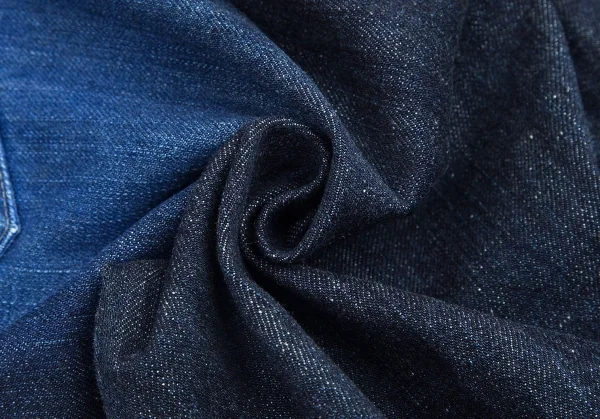 【SALE】イッセイミヤケ メンISSEY MIYAKE MEN  ブループリントステッチ切替デニムジーンズ 紺1 K-68959_016