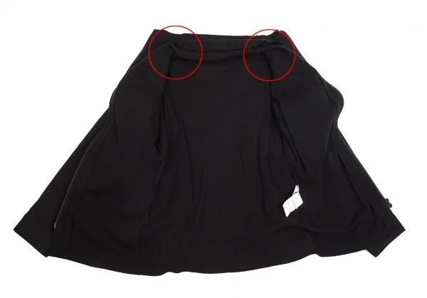 【SALE】ヨウジヤマモト ファムyohji yamamoto FEMME デニムレイヤードジップブルゾン 黒1 K-69127_012