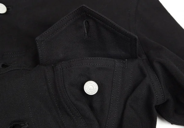 【SALE】ヨウジヤマモト ファムyohji yamamoto FEMME デニムレイヤードジップブルゾン 黒1 K-69127_006