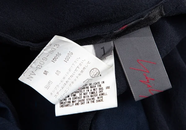 Yohji Yamamoto NOIR See-through switched Shirt K-69206_015