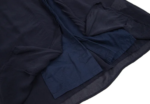 Yohji Yamamoto NOIR See-through switched Shirt K-69206_008