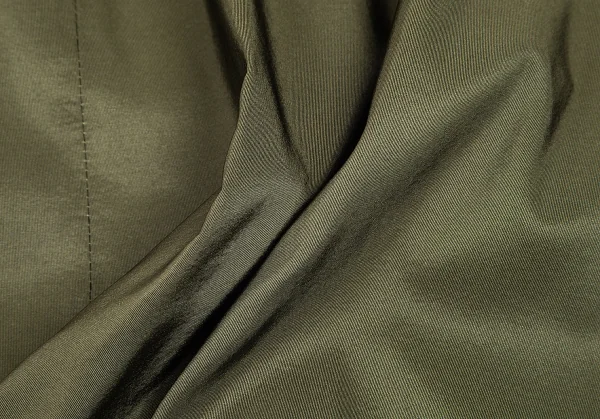 【SALE】ジルサンダーネイビーJIL SANDER NAVY ポリシルク光沢スカート カーキ34 K-69464_011