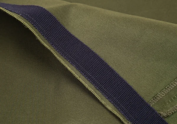 【SALE】ジルサンダーネイビーJIL SANDER NAVY ポリシルク光沢スカート カーキ34 K-69464_006