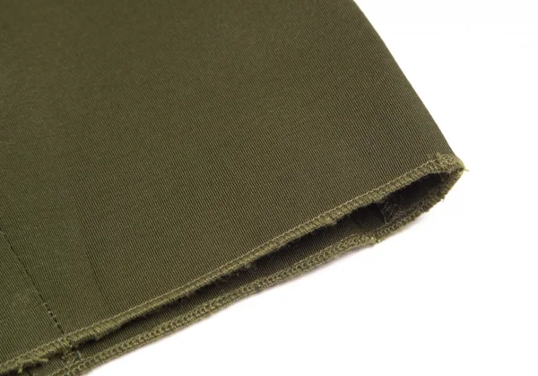 【SALE】ジルサンダーネイビーJIL SANDER NAVY ポリシルク光沢スカート カーキ34 K-69464_008