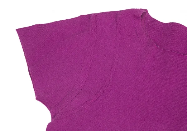 【SALE】イッセイミヤケ エーポックISSEY MIYAKE A-POC ショルダーラインカットソー 赤紫2 K-69607_003