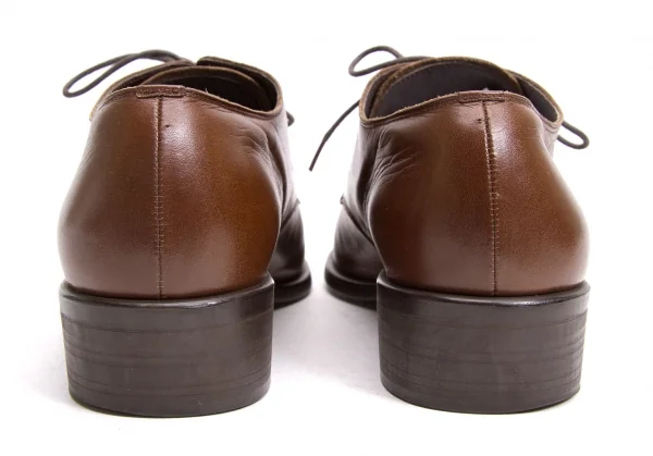 【SALE】ワイズY’s レザーシューズ 茶XL（24位） K-69674_006