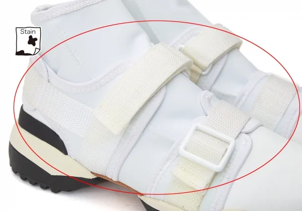 カヨ ナカムラ バイ ワイズKAYO NAKAMURA by Y's ベルクロネオプレーンンスニーカー 4 白4（23位） K-69960_009