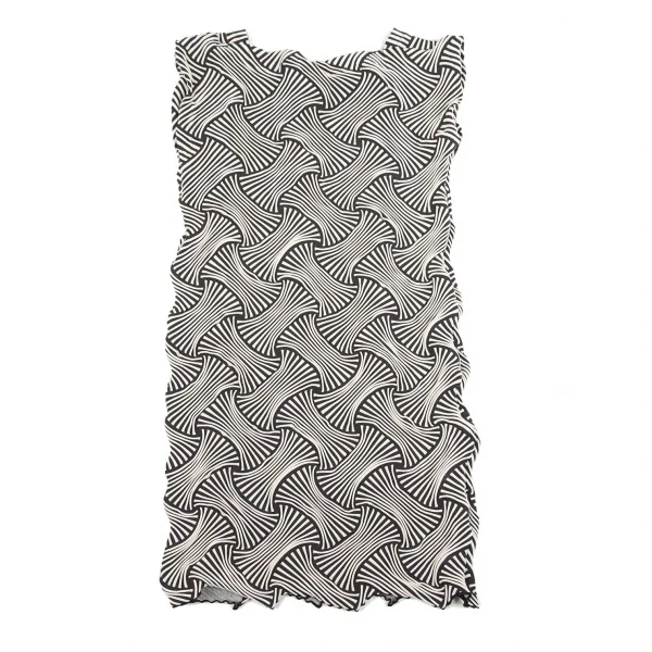 ISSEY MIYAKE Emboss Design Sleeveless Dress K-70073_009