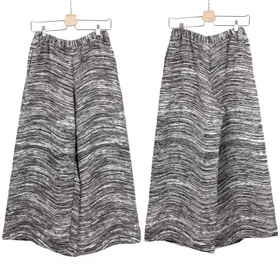 【SALE】イッセイミヤケISSEY MIYAKE ペイント柄ワイドパンツ