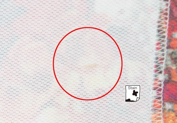 【SALE】コムデギャルソンCOMME des GARCONS フラワープリントインサイドアウト切替カットソー 白赤マルチS位 K-70209_014