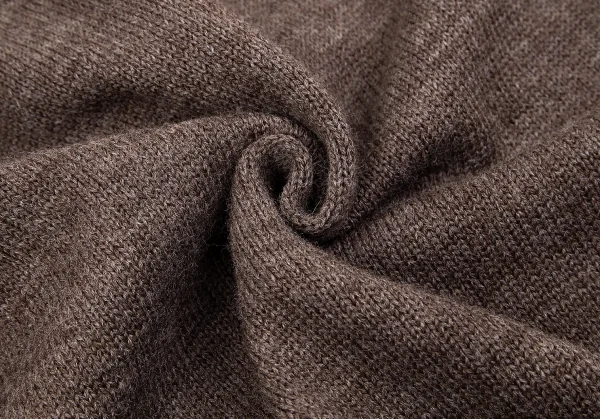 【SALE】リミフゥLIMI feu ウールローゲージニットチュニック 茶S K-70220_010