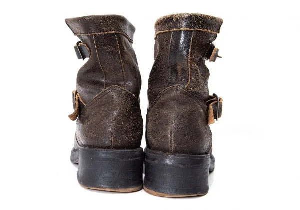 JUNYA WATANABE COMME des GARCONS Crack leather Boots K-70353_010