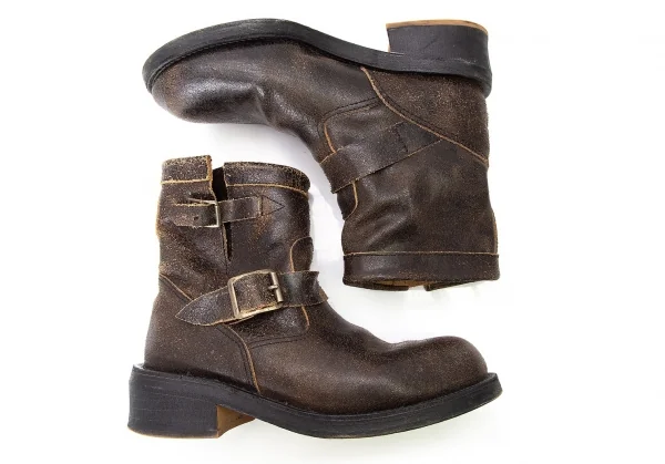 JUNYA WATANABE COMME des GARCONS Crack leather Boots K-70353_003