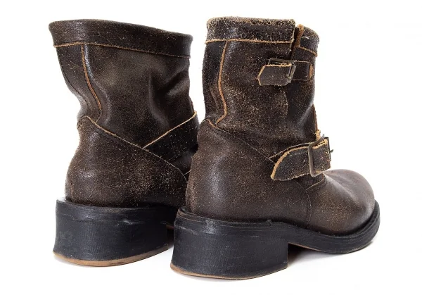 JUNYA WATANABE COMME des GARCONS Crack leather Boots K-70353_009