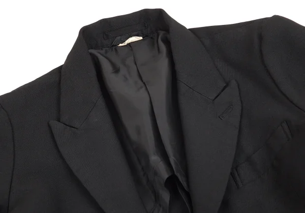 【SALE】コムデギャルソンCOMME des GARCONS エステルスクエアカットプルオーバージャケット 黒S K-70395_004