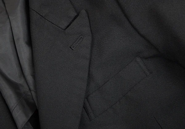 【SALE】コムデギャルソンCOMME des GARCONS エステルスクエアカットプルオーバージャケット 黒S K-70395_005