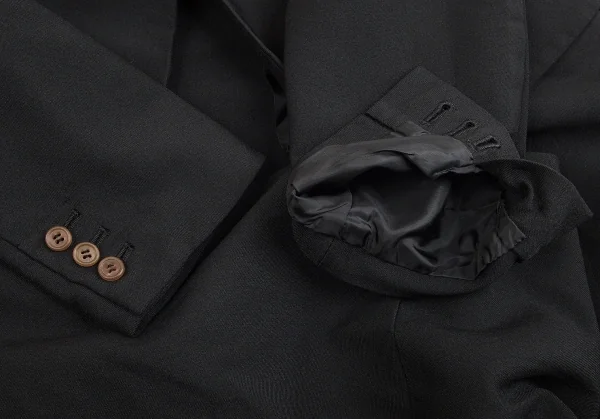 【SALE】コムデギャルソンCOMME des GARCONS エステルスクエアカットプルオーバージャケット 黒S K-70395_007