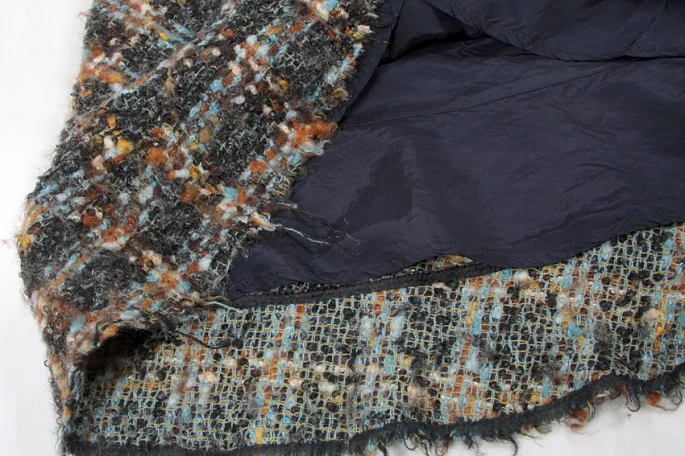 JUNYA WATANABE COMME des GARCONS Plaid mohair wool blend flare skirt(K-5118) K-5118_005