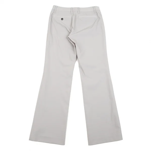 【SALE】イッセイミヤケISSEY MIYAKE ナイロンストレッチパンツ ライトグレー1 K-70412_008
